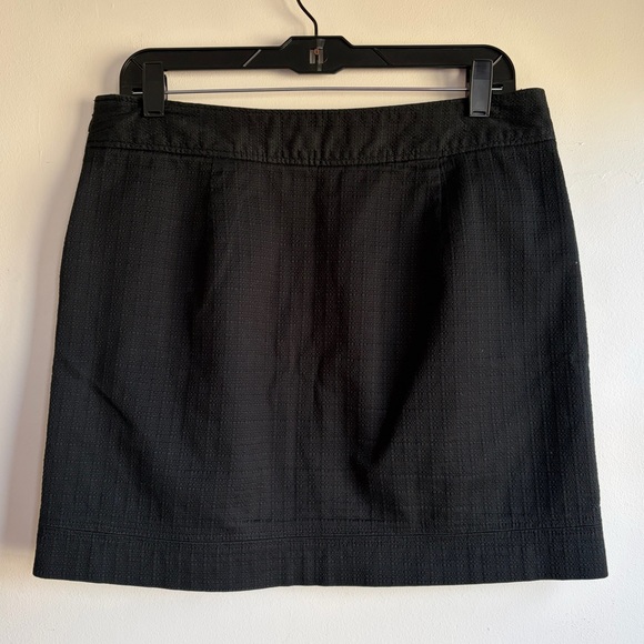 Banana Republic Black Cotton Mini Skirt with Pockets Size 8 - Picture 5 of 6